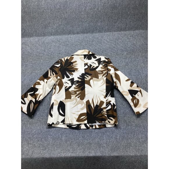 Rafaella Blazer Women’s Size Large Multicolor 3/4 Sleeve Button Up - Picture 10 of 11